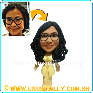 Custom 3D Female In Baju Melayu Figurine
